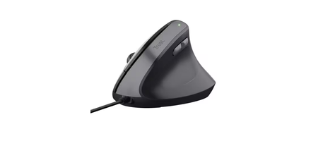 Trust Bayo II Souris Ergonomique silencieuse filaire USB Noir 6 Boutons 800 dpi, 1200 dpi, 1600 dpi, 2400 dpi Ergonomique