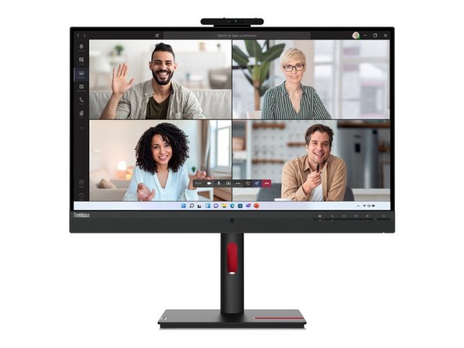Lenovo ThinkVision T27hv-30 - Écran LED - 27" - 2560 x 1440 QHD - IPS - 300 cd/m² - 1000:1 - 4 ms - HDMI, DisplayPort, USB-C - haut-parleurs - noir corbeau 