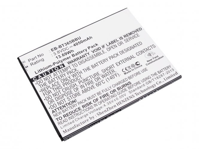 Batterie Li-Pol 3.8V 4700mAh 18Wh avec support NFC