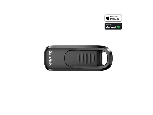 SanDisk Ultra Slider - Clé USB - 128 Go - USB-C 3.2 Gen 1