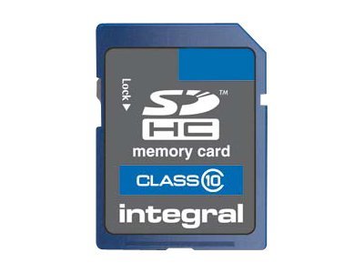 INSDH4G10V1 	Integral - carte mémoire flash - 4 Go - SDHC 