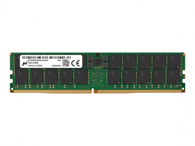 Micron - DDR5 - module - 64 Go - DIMM 288 broches - 5600 MHz / PC5-44800 - CL46 - 1.1 V - mémoire enregistré - ECC 