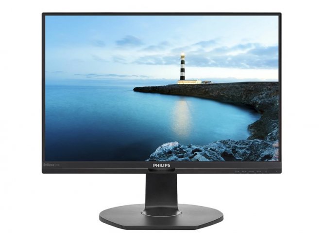 Philips Brilliance B-line 240B7QPTEB - Écran LED - 24" (24.1" visualisable) - 1920 x 1200 @ 60 Hz - IPS - 300 cd/m² - 1000:1 - 5 ms - HDMI, VGA, DisplayPort, Mini DisplayPort - haut-parleurs - noir texturé 