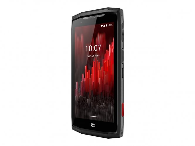 Crosscall Core M5 - noir - 4G smartphone - 64 Go - GSM 
