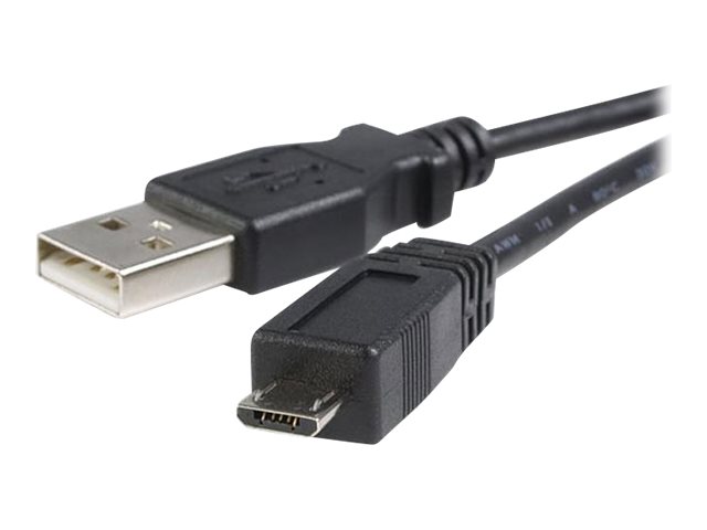 StarTech.com Cable Micro USB 3 m M/M - USB A vers Micro B - Câble USB - USB (M) pour Micro-USB de type B (M) - USB 2.0 - 3 m - noir - pour P/N: KITBXAVHDPEU, KITBXAVHDPUK 