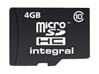 INMSDH4G10-20V2 	Integral UltimaPro - carte mémoire flash - 4 Go - micro SDHC 