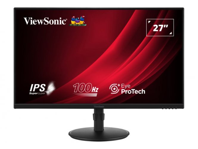 ViewSonic VA2708-HDJ - Écran LED - 27" - 1920 x 1080 Full HD (1080p) @ 100 Hz - IPS - 250 cd/m² - 1300:1 - 5 ms - HDMI, VGA, DisplayPort 