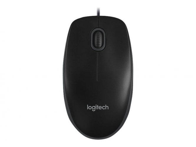 Logitech Mouse B100 Optical Black 