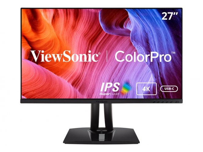 ViewSonic VP2756-4K - Écran LED - 27" - 3840 x 2160 4K UHD (2160p) @ 60 Hz - IPS - 350 cd/m² - 1000:1 - 5 ms - 2xHDMI, DisplayPort, USB-C - haut-parleurs 