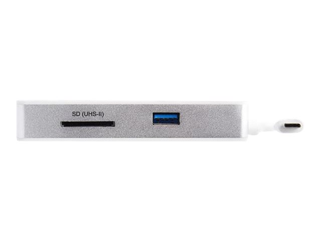 StarTech.com USB C Multiport Adapter - 4K HDMI - SD / SDHC / SDXC - Power Delivery (USB PD) - USB-C to USB Adapter - USB Type C Adapter (DKT3CHSD4GPD) - Station d'accueil - USB-C - HDMI - 1GbE 