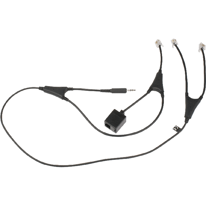 Jabra Alcatel-Lucent EHS Adapter - Prise de casque micro - pour Jabra GN 9120, GN9120, GN9330e, GN9350, GN9350e, GO 6430, 6470 
