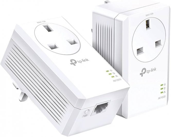 TP-Link TL-PA7017P KIT V4 - Starter Kit - kit d'adaptation pour courant porteur - Branchement mural 