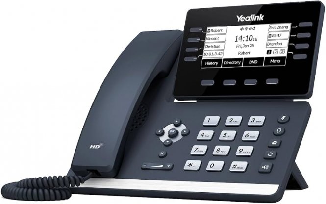 Yealink Ip Phone Grey 8 Lines Lcd 