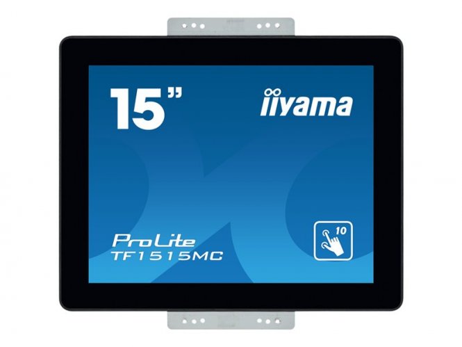 iiyama ProLite TF1515MC-B2 - Écran LED - 15" - cadre ouvert - écran tactile - 1024 x 768 - TN - 350 cd/m² - 800:1 - 8 ms - HDMI, VGA, DisplayPort - noir 
