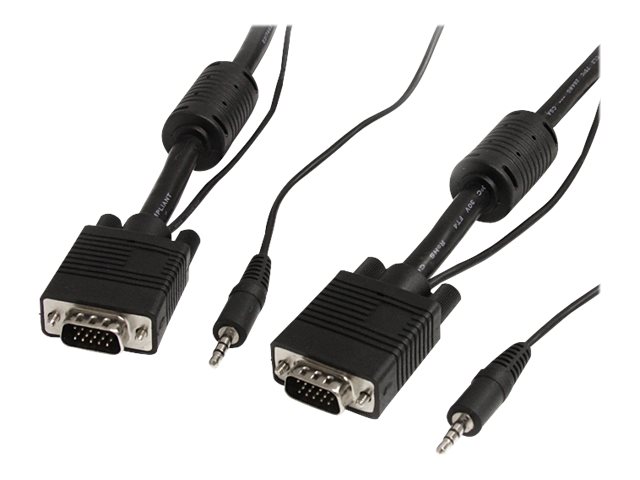 15m High Res Monitor VGA Cable w/Audio 