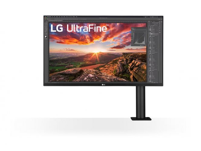 LG UltraFine Ergo 32UN880P-B - UN880P Series - écran LED - 32" - 3840 x 2160 4K @ 60 Hz - IPS - 350 cd/m² - HDR10 - 5 ms - 2xHDMI, DisplayPort, USB-C - haut-parleurs 