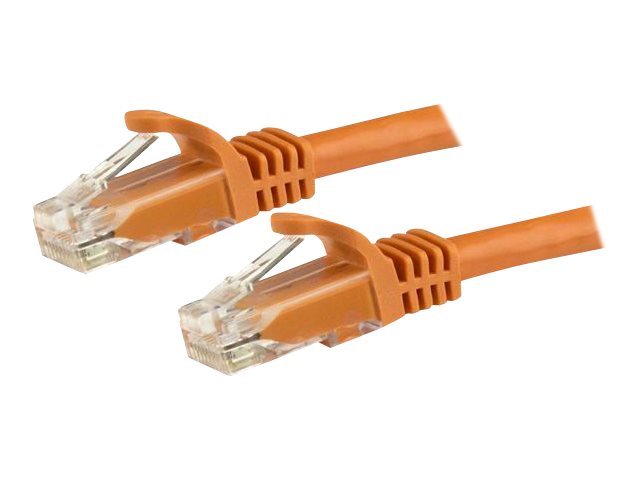 10m Orange Snagless UTP Cat6 Patch Cable 