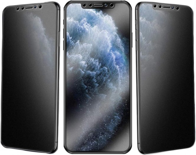 Verre Trempé Anti-Espion pour iPhone XR/iPhone 11 Protection Écran Privacy Dureté 9H Anti-Empreintes digitales Anti-Spy 