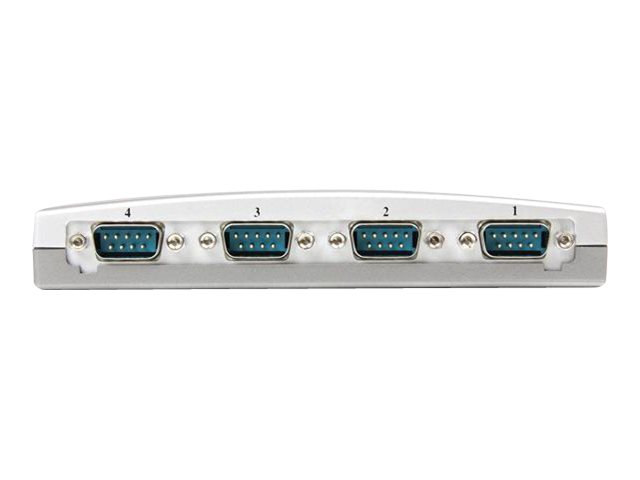 4 Port USB to RS232 Serial Adapter Hub 