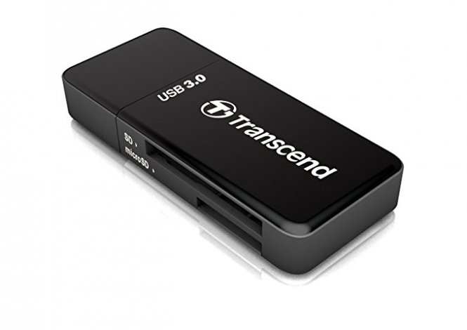 Transcend - Lecteur de carte (SD, microSD, SDHC, microSDHC, SDXC, microSDXC, SDHC UHS-I, SDXC UHS-I) - USB 3.0 