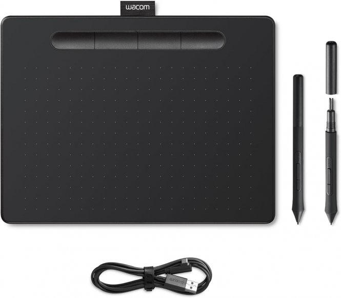Wacom Intuos Medium Black, Windows, Mac OS, Chrome 