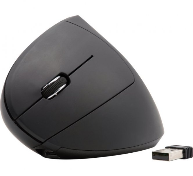DACOMEX Souris verticale gaucher V150-WG-R sans fil noire - disponible 24 / 48h 