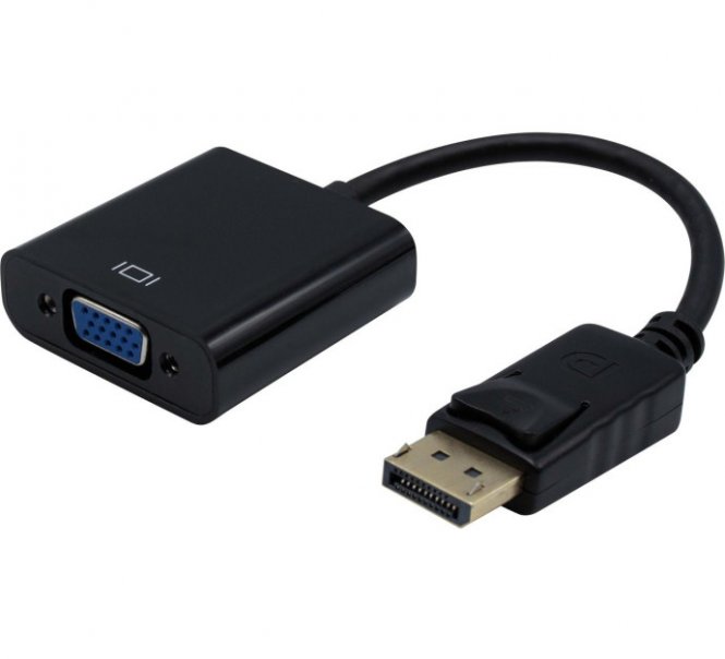 CONVERTISSEUR DP ACTIF 1.2 VERS VGA 15CM 