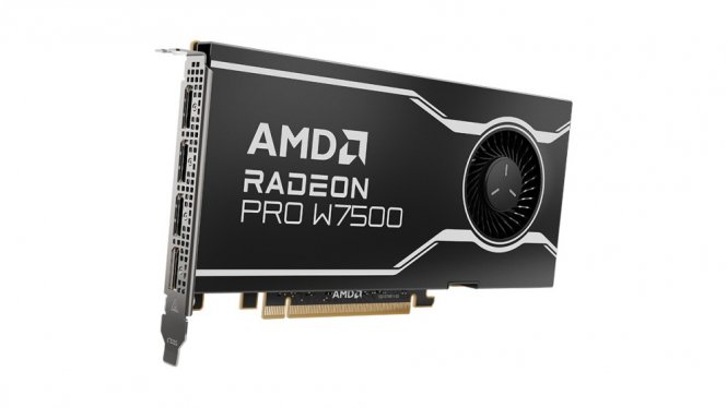 AMD Radeon Pro W7500 8GB 4xDP Retail Professional Graphics 