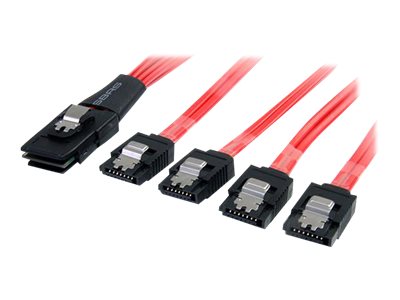 SAS Cable SFF-8087 to 4x Latching SATA 