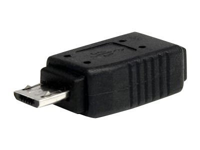 StarTech.com Micro USB to Mini USB 2.0 Adapter M/F - Micro to Mini USB Adapter - Mini USB Adapter - Micro USB to Mini USB (UUSBMUSBMF) - Adaptateur USB - Micro-USB de type B (M) pour mini USB type B (F) - noir - pour P/N: USB2HABM1M, USB2HABM50CM, USB2PCA 