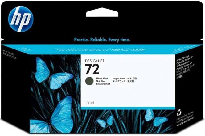 Tinte HP 72 / C9403A Matte Black 