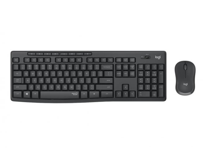 Logitech MK295 Silent - ensemble clavier et souris - Français - graphite 