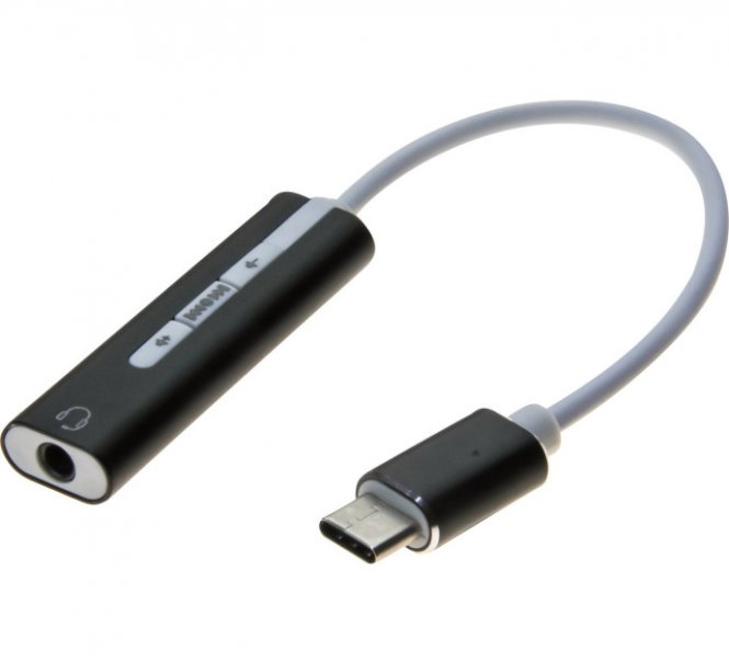 Carte son USB-C sortie-entrée Audio Stéréo Uni-Jack 3.5 mm 