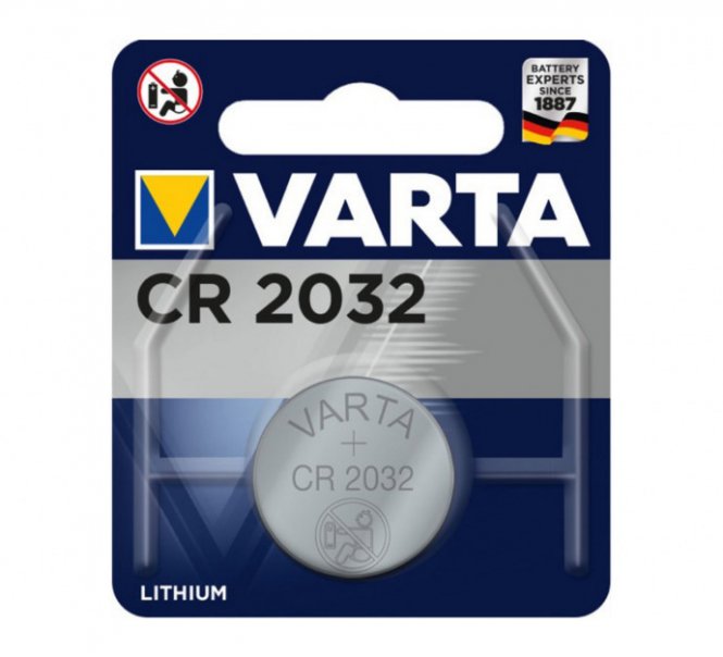 VARTA Piles lithium 6032101401 CR2032 blister de 1 