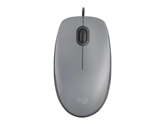 Logitech M110 Silent - souris - USB-A - gris intermédiaire 