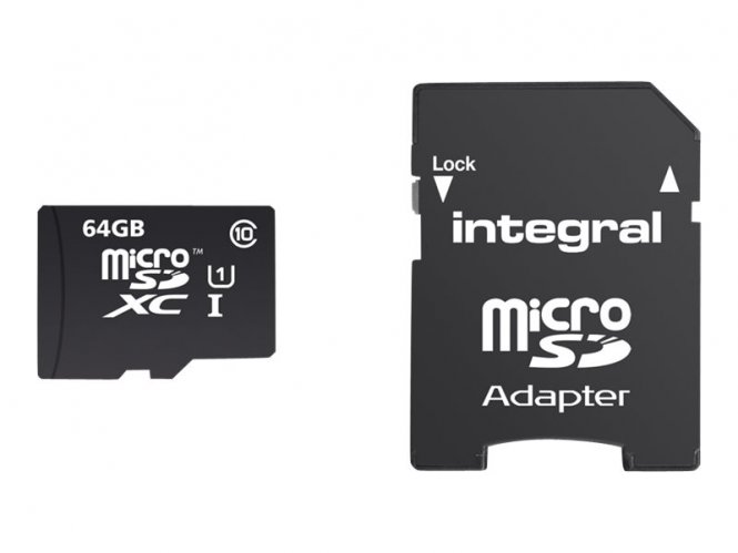 Integral UltimaPro - carte mémoire flash - 64 Go - microSDXC UHS-I 