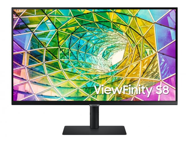 Samsung ViewFinity S8 S27A800NMP - S80A Series - écran LED - 27" - 3840 x 2160 4K @ 60 Hz - IPS - 300 cd/m² - 1000:1 - HDR10 - 5 ms - HDMI, DisplayPort - noir 