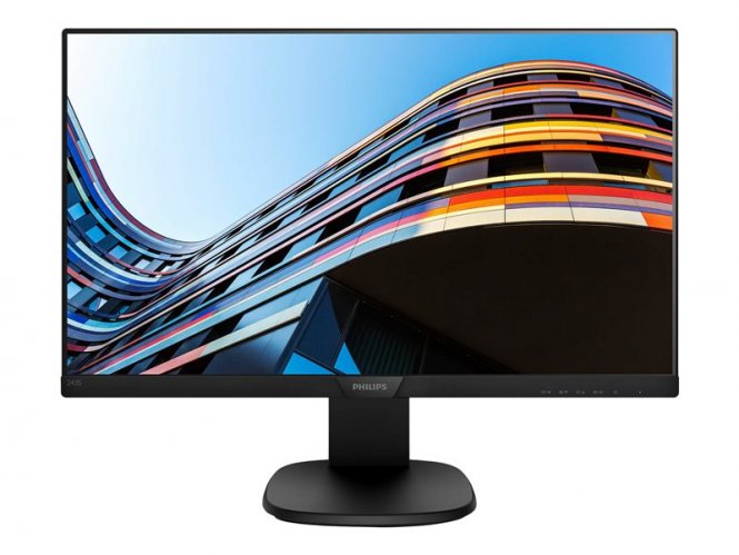 Philips S-line 243S7EHMB - Écran LED - 24" (23.8" visualisable) - 1920 x 1080 Full HD (1080p) @ 60 Hz - IPS - 250 cd/m² - 1000:1 - 5 ms - HDMI, VGA - haut-parleurs - noir, noir texturé 