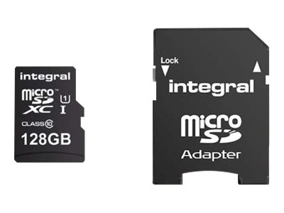 Integral UltimaPro - carte mémoire flash - 128 Go - microSDXC UHS-I 