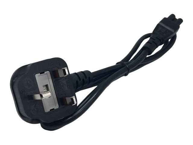 StarTech.com Cordon d'alimentation en trèfle BS1363 vers IEC 320 C5 1m pour PC portable - Câble secteur tripolaire GB vers C5 - M/F Noir - Câble d'alimentation - IEC 60320 C5 pour BS 1363 (M) - CA 250 V - 1 m - moulé - noir 
