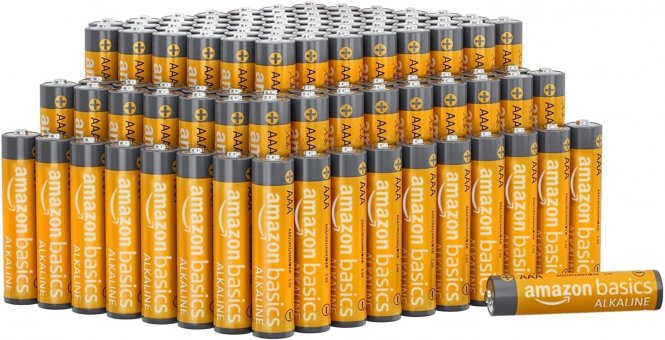 Amazon Basics Piles alcalines AAA 1,5 V pour le quotidien - Lot de 100 