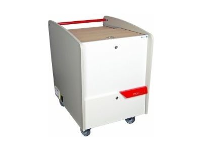 NAOTIC naoCart S1 chariot - modulaire - pour 16 ordinateurs portables - gris, blanc, brun, cuivre