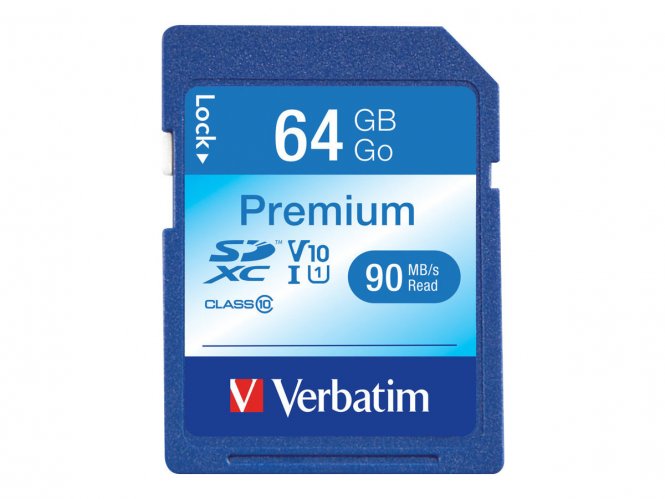 Verbatim Premium - carte mémoire flash - 64 Go - SDXC 