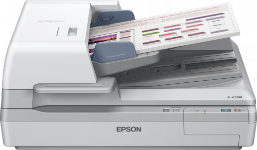 Epson WorkForce DS-70000 - Scanner de documents - Recto-verso - A3 - 600 dpi x 600 dpi - jusqu'à 70 ppm (mono) / jusqu'à 70 ppm (couleur) - Chargeur automatique de documents (200 feuilles) - jusqu'à 8000 pages par jour - USB 2.0 