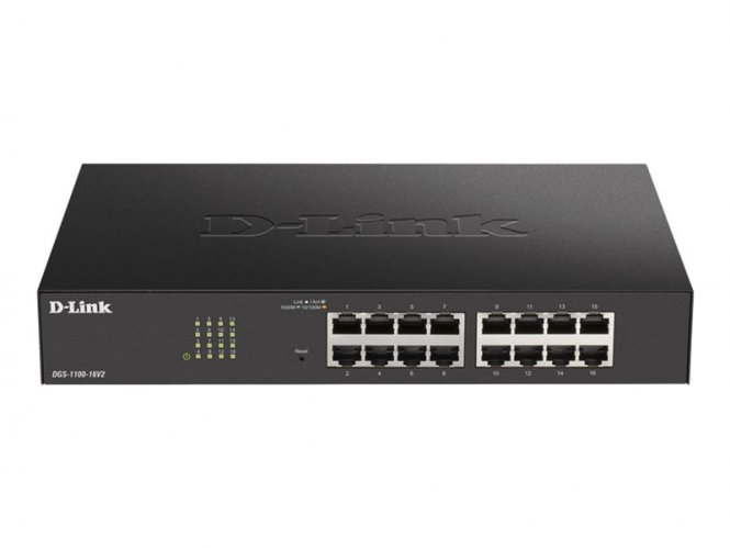 D-Link Switch DGS-1100-16V2 16xGBit 19" Managed 