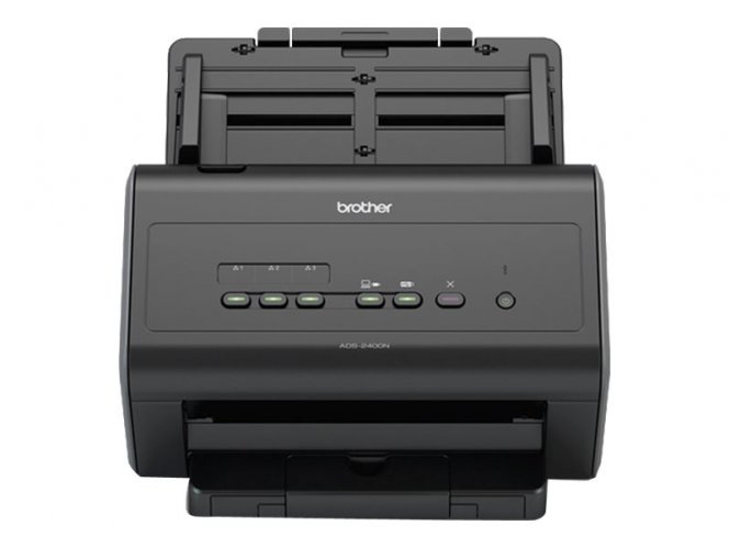 Brother ADS-2400N - Scanner de documents - CIS Double - Recto-verso - A4 - 600 dpi x 600 dpi - jusqu'à 40 ppm (mono) / jusqu'à 40 ppm (couleur) - Chargeur automatique de documents (50 feuilles) - jusqu'à 3000 pages par jour - USB 2.0, Gigabit LAN, USB 2.0 