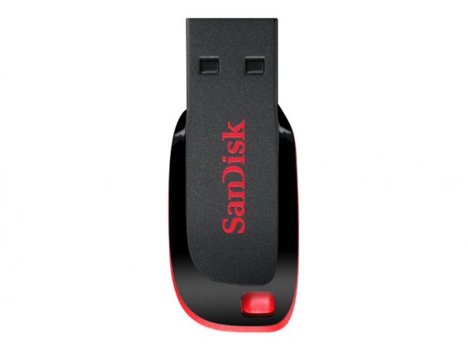 SanDisk Cruzer Blade - Clé USB - 16 Go - USB 2.0 - bleu électrique 