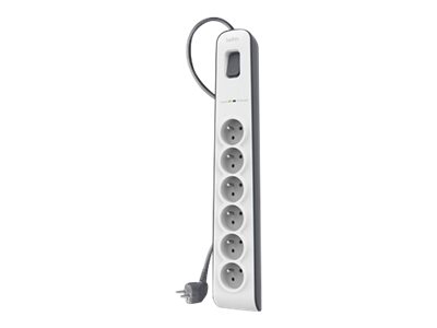 Belkin 6 Outlet Power Surge Protector - Multiprise/Parafoudre 6 Prises Cordon 2m 