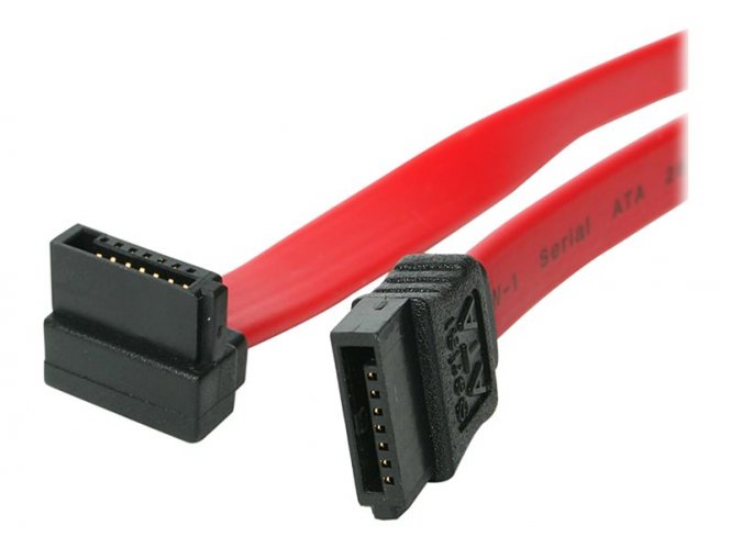 91cm SATA to Right Angle SATA Cable 