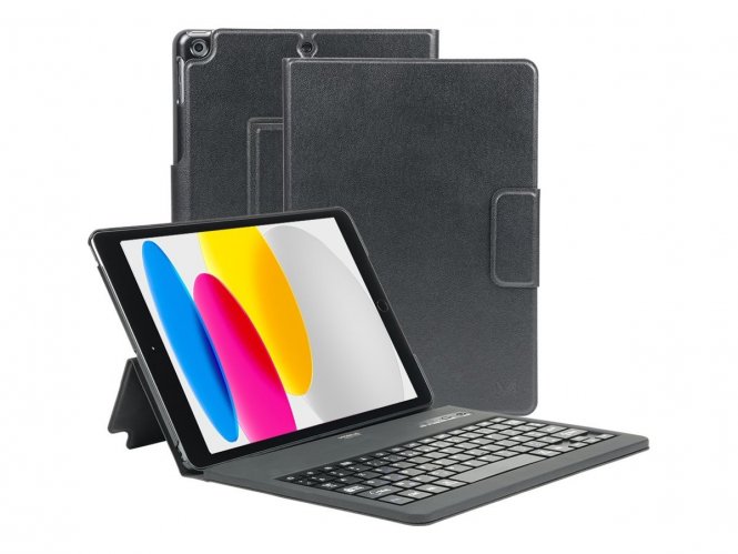 Mobilis Origine - clavier et étui (étui de protection folio) - AZERTY - Français - noir Périphérique d'entrée